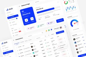 Doit - Personal Banking Admin Dashboard UI Template UI Element - Image 3