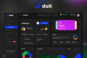 Doit - Personal Banking Admin Dashboard UI Template UI Element - Image 5