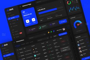 Doit - Personal Banking Admin Dashboard UI Template UI Element - Image 6