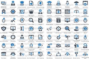 10000 Business Icon Set - Image 7