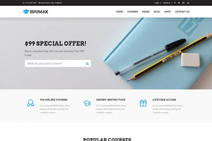 Education Univeristy & Online Courses. WordPress Theme - Image 2