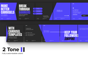 Social Media Post Carousel Photoshop & Canva - Image 3