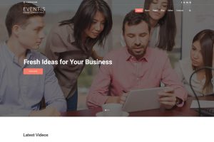 Eventis - Business Conference Joomla Website - Image 1